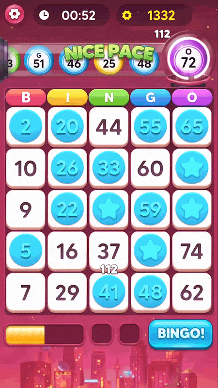 Cash Me Out Games Bingo